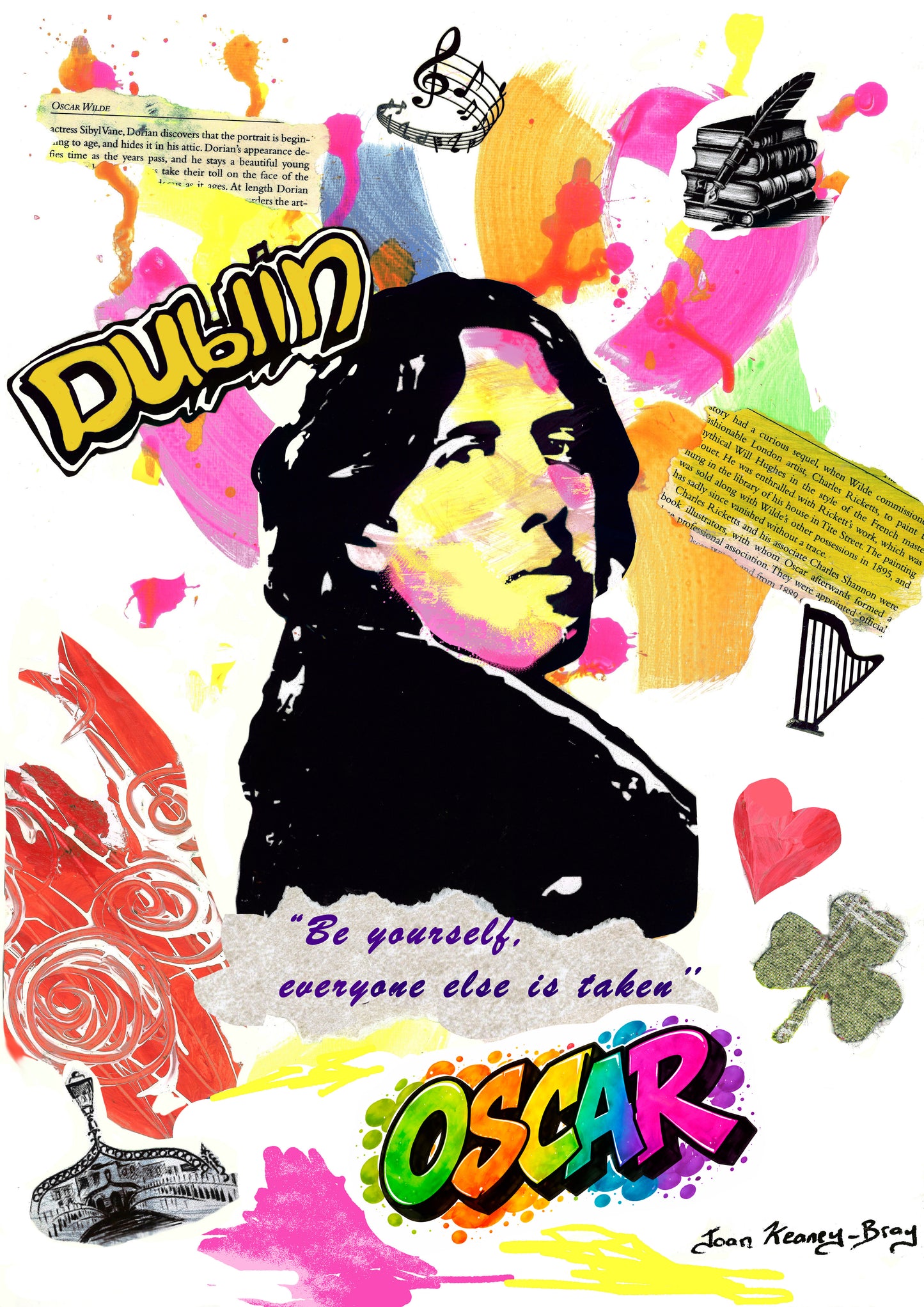 Limited Edition Prints - Oscar Wilde Abstract Art Print